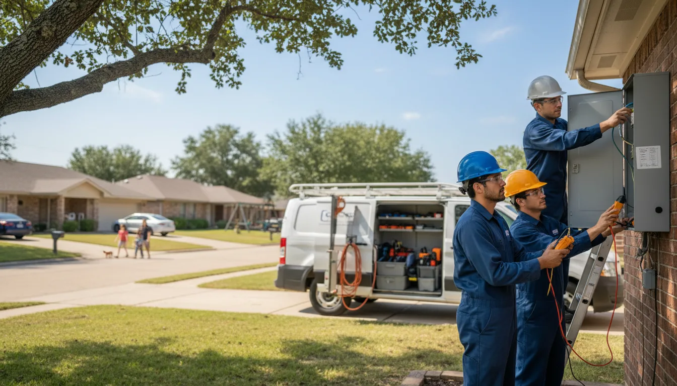 Certified electrician providing emergency electrical services in Phoenix, MD